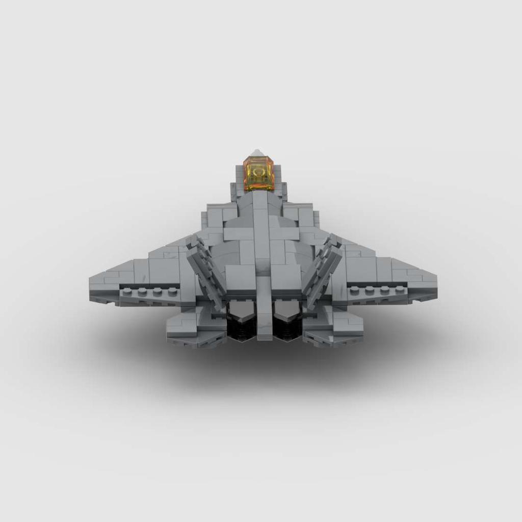 Конструктор Moc 294 детали Истребитель F-22 Raptor Lockheed Martin Модель для сборки детьми Игрушка Подарок