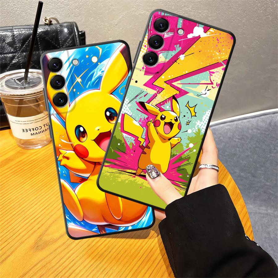 Милый чехол-футляр для телефона Pokemon Pikachu для Samsung Galaxy A05 A15 A70 A04 A06 A13 A20 A50 A17 A16 A40 A12