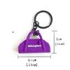 New Soft Pilates Keychain Yoga Core Bed Keychain Silicone Gym Key Chain Motivational Girl Gym Accessories Fitness Gifts