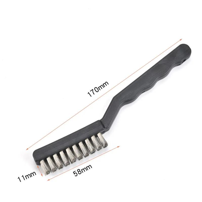 Щетка из стальной проволоки и щетка из латунной проволоки Щетки для чистки газовой плиты Кухонный инструмент Щетки из металлического волокна Железная щетка Инструменты для уборки дома