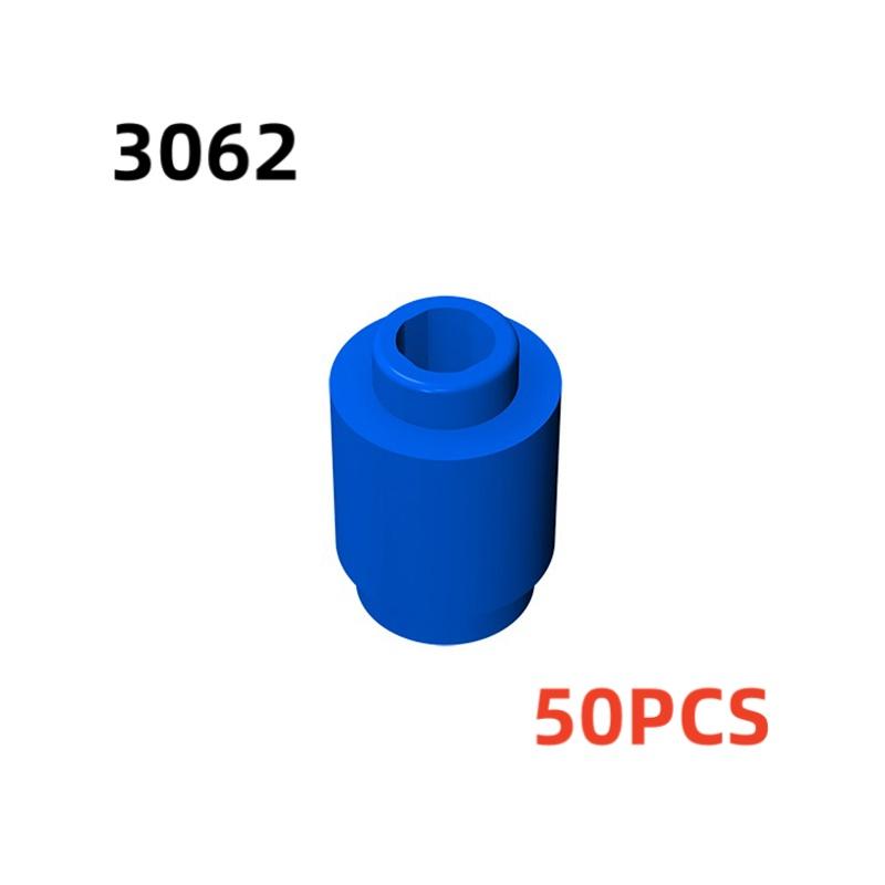 50 шт. 3062b 30068 35390 3062 аксессуары 1x1 цилиндрический кирпич DIY строительные блоки развивающие игрушки городская игрушка