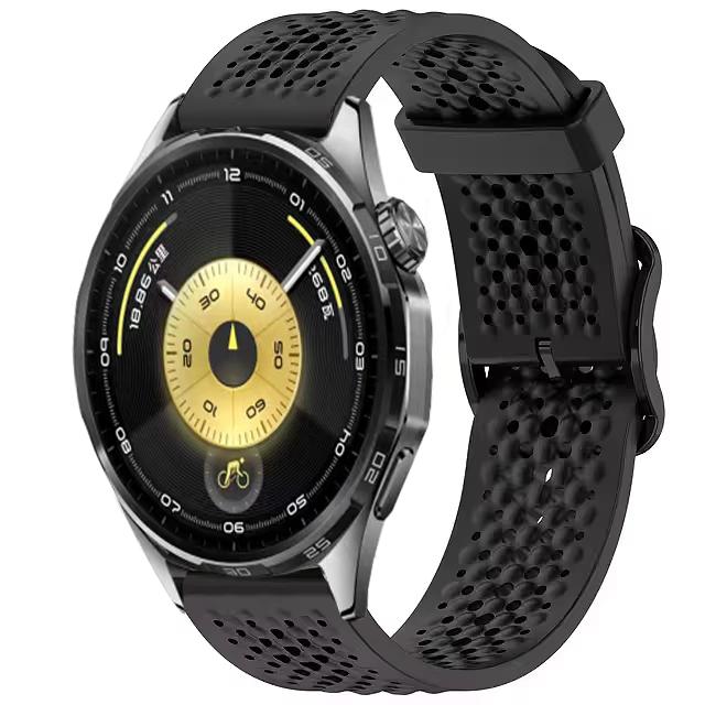 Силиконовый ремешок 20 мм 22 мм для Huawei Watch 5 GT6-5-3 Pro 46 мм Спортивный браслет Ремешок Huawei Watch 4 3 Pro GT6-5-4-3 46 мм