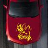Exquisite Car Decor Sticker Stylish Pattern Waterproof Fine Workmanship