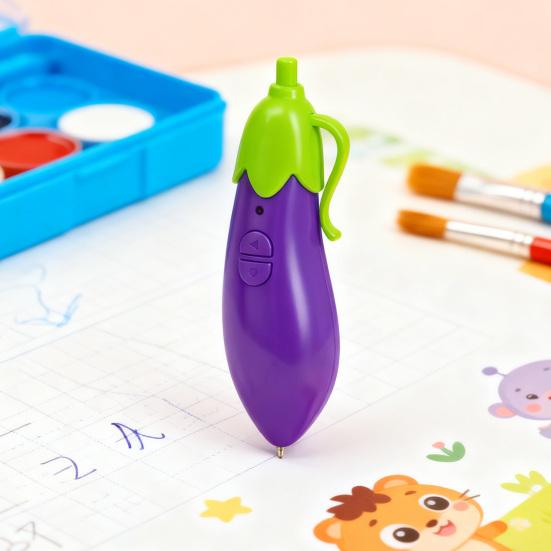 Ручка-диктофон Морковь Милая шариковая ручка с функцией записи и воспроизведения 20 секунд Инструмент для плавного письма Студенческие учебные канцелярские товары