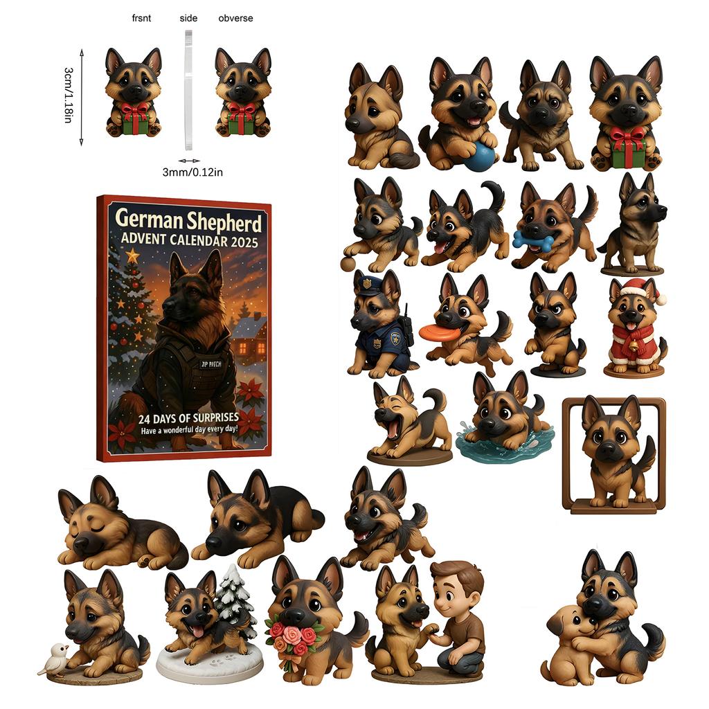 2D Плоский Акриловый Мистери Бокс 24 шт. Подвеска с Коробкой в Виде Самолета Забавный Рождественский Календарь Обратного Отсчета