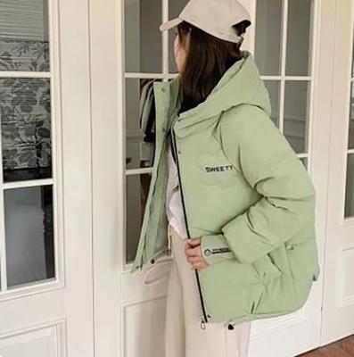 Зимняя куртка женская пуховик теплая парка с длинным рукавом женская повседневная пуховая хлопковая куртка короткая с капюшоном верхняя одежда женская