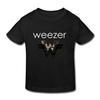 XFSHANG Детская футболка для малышей, облегающая, с логотипом Weezer, черная, размер США 2 для малышей