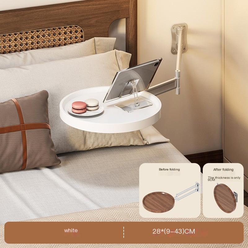 Настенный стол, складные маленькие чайные круглые столики, гостиная, креативная плавающая спальня, настенные прикроватные шкафы для хранения вещей