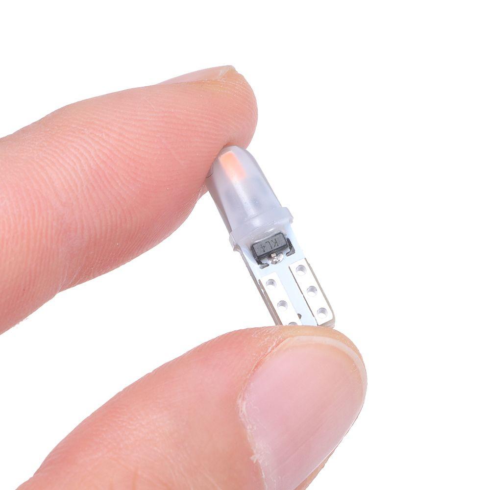 5Pcs Wedge T5 3014 Automotive Interior Indicator Bulbs Dashboard Lights Car Lights Gear Light
