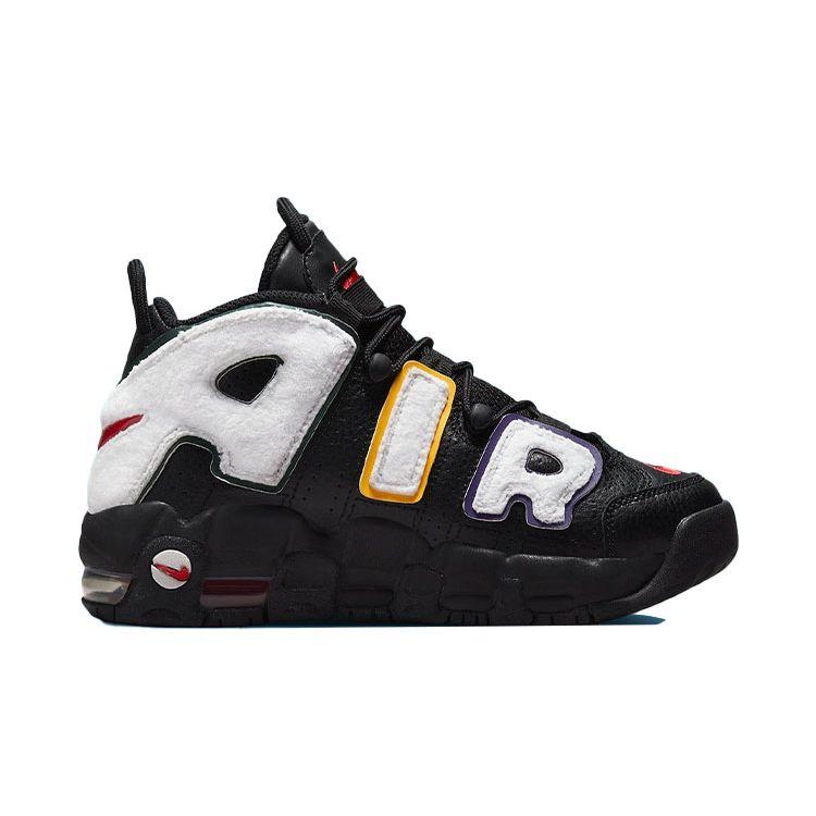 Nike Детские кроссовки Air More Uptempo GS Big Air Black White Pro-Green DQ7780-001