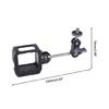 For Action 2 Action Camera Protective Frame Aluminum Alloy  Cage Cold Shoe