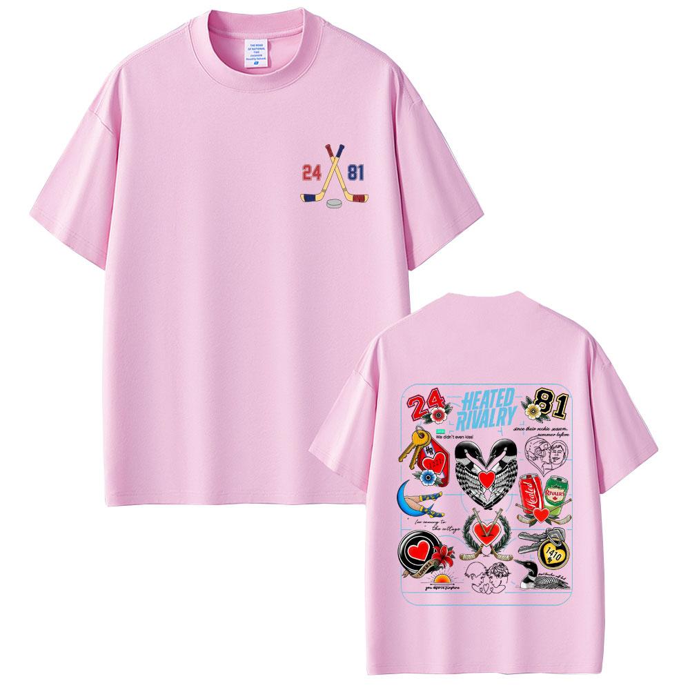 Heated Rivalry Shane Hollander Ilya Rozanov Hollanov Tshirt Men Women Fashion Streetwear Male Vintage Soft pure Cotton Tops