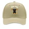 Original Power Honey Barbell Graffiti Print Outdoor Sports Sunshade Hat Sandwich Baseball Cap