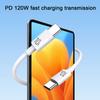 Кабель для быстрой зарядки 120 Вт 10 А с двумя разъемами USB-C, кабель для сверхбыстрой зарядки, кабель для передачи данных с USB-C на USB-C с поддержкой Power Delivery для Samsung для Xiaomi