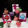 Apple Statue Glitter Glass Crystal Home Decor Christmas Eve Ornaments Gift Christmas Eve Ornaments Home Desktop Decoration 2025