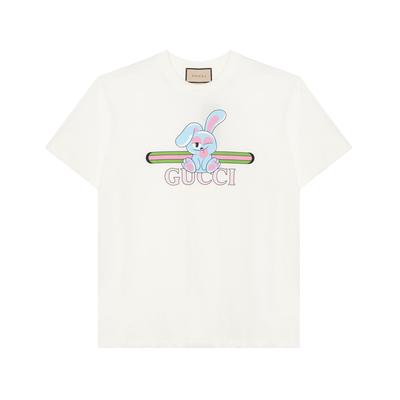 (WMNS) Хлопковая футболка с принтом 'Off White' Женская 776596-XJGHQ-9095
