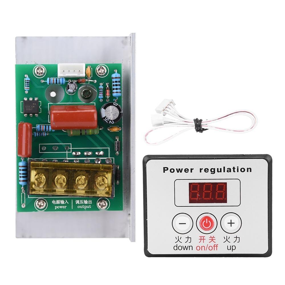 AC 220V Motor Speed Controller 6000W Dimmer Controlled Rectifier  Motor Control