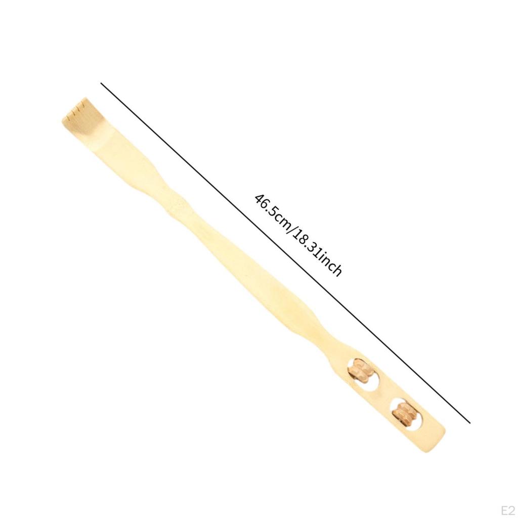 Спинная скребковая длинная ручка из светлого дерева для мужчин