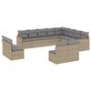 VidaXL Salon de Jardin avec Coussins 12 pcs, Canapés de Terrasse, Ensemble de Meubles de Patio, Mobilier d'Extérieur, 3226472