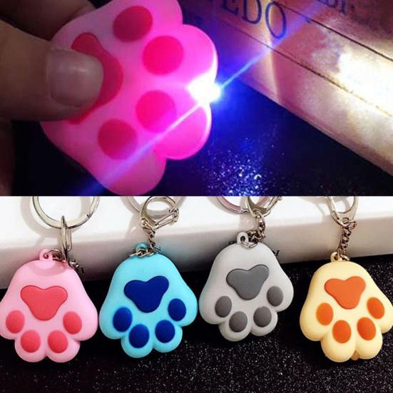 Коготь плюшевый шар кулон женщин светодиодный автомобиль брелок украшение брелок