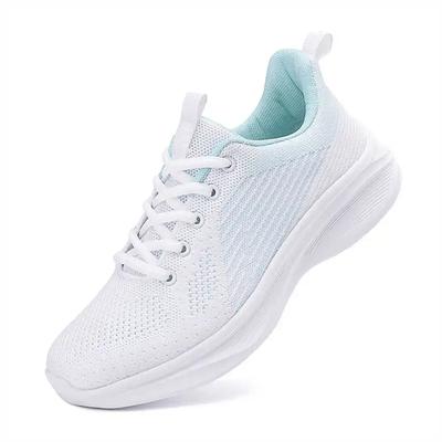 Вязаная обувь номер 37 Женская модная повседневная обувь Зеленые женские кроссовки Женские цвета Спортивные теннисные для отдыха Баскетбольные