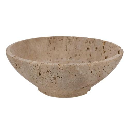 Декоративная чаша из травертина Hestia