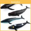 Soft Pvc Ocean Animal Model Toy Collection Featuring Blue Whale And Sperm Whale