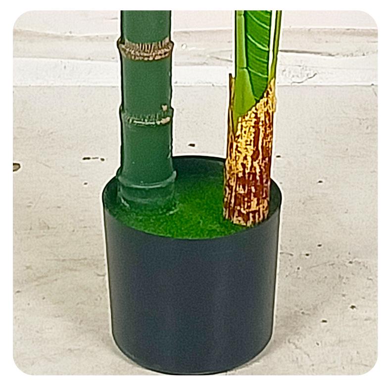 High-End Three-Pole Monstera Floor Décor - Creative Indoor Fake Plant Display