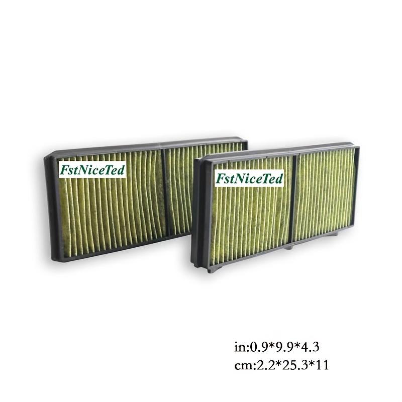 2 шт. желтый нетканый фильтр с активированным углем для кондиционера применяется к Seahorse M5/M6/Seahorse V70 OE 23307000C