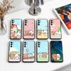 Смешной семейный чехол для телефона B-BUBU D-DUDU-es для Samsung S25, S24, S21, S22, S23, S30, Ultra, S20, Plus, Fe, Lite, Note, 10, Черный чехол