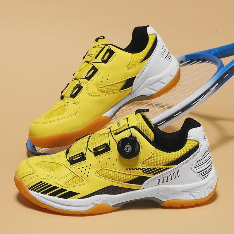 Unisex Tennis & Badminton Shoes with Tendon Sole - Casual All-Season Footwear