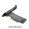 PCIE5.0 X4 to NVME Expansion Card Riser M.2 NVME SSD Adapter Support 2230 2242 2260 2280 SSD PH4215 M.2 PCIe Adapter Card