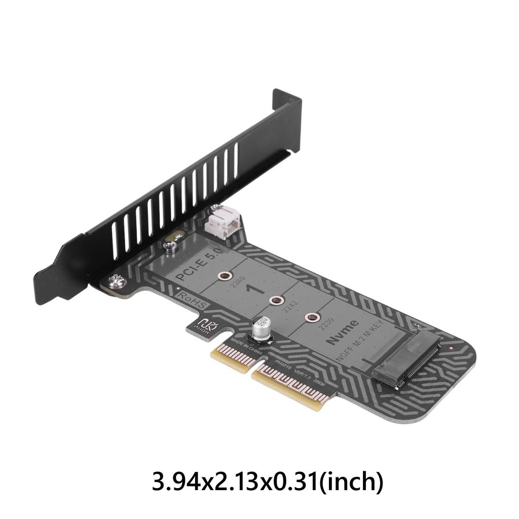 PCIE5.0 X4 to NVME Expansion Card Riser M.2 NVME SSD Adapter Support 2230 2242 2260 2280 SSD PH4215 M.2 PCIe Adapter Card