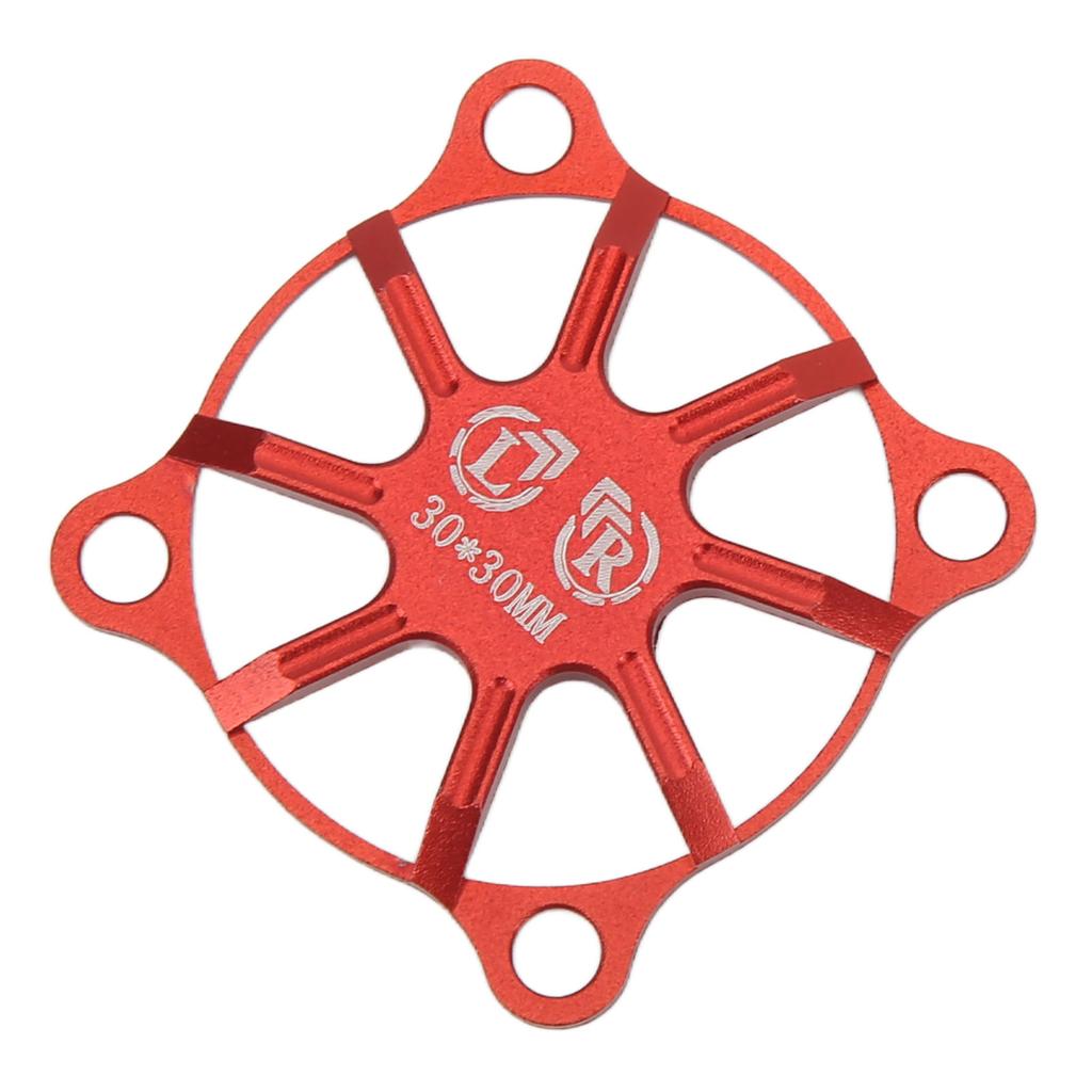 Крышка охлаждающего вентилятора РУ Маленькая из алюминиевого сплава для автомобиля с дистанционным управлением Электродвигатель ESC Крышка охлаждающего вентилятора 30x30 мм