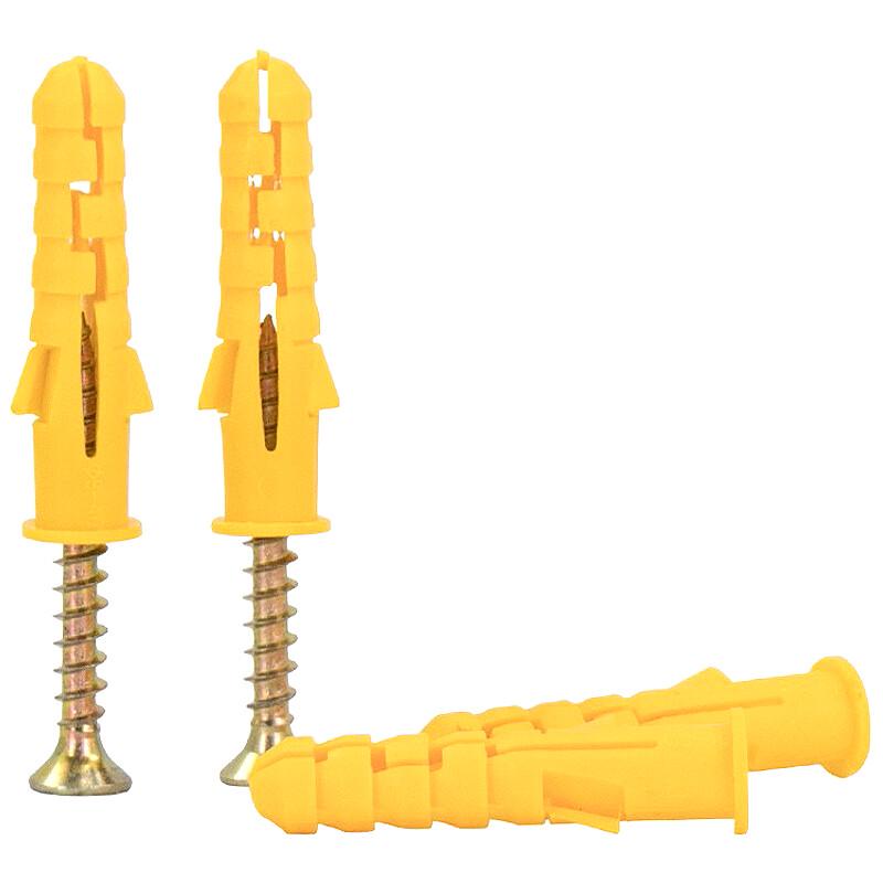 HSDG Little Yellow Fish Plastic Expansion Anchors & Screws Set