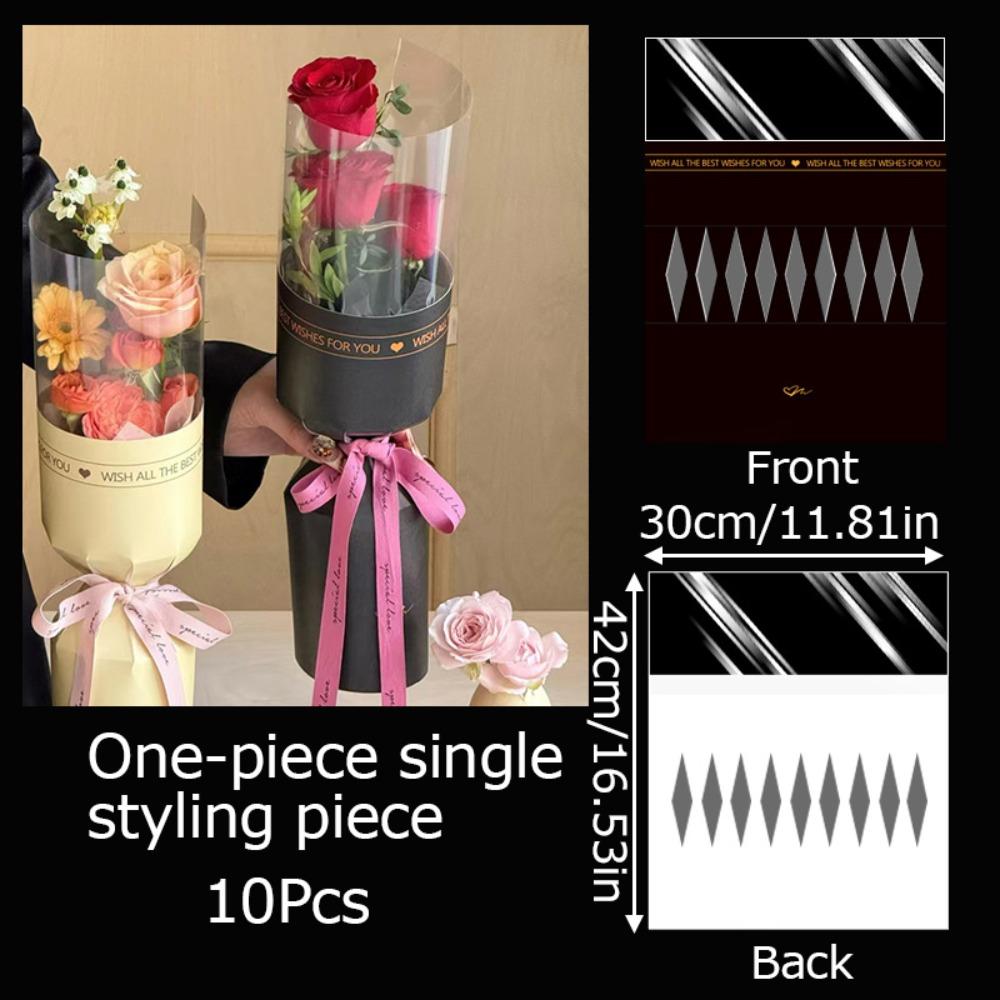 DIY Mother's Day Bouquet Bag Literary Packaging Bags Gifts Flower Wrapping Paper