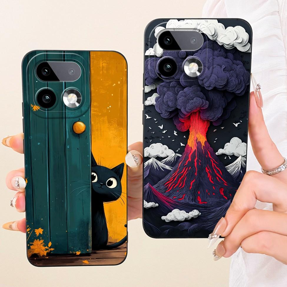 For Realme RMX5121 RMX5120 Case For Realme 16 Pro Cover Cute Kawaii Luxury Fashion Painted Silicone Casing For Real me 16 Pro