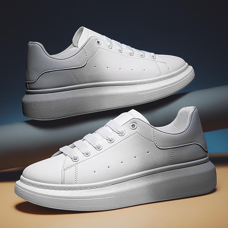 Летние новые градиентные повседневные спортивные туфли для маленькой белой доски