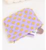 Clapoyis Large Capacity Square Makeup Cute and Size L Women's Pouch, Stylish,