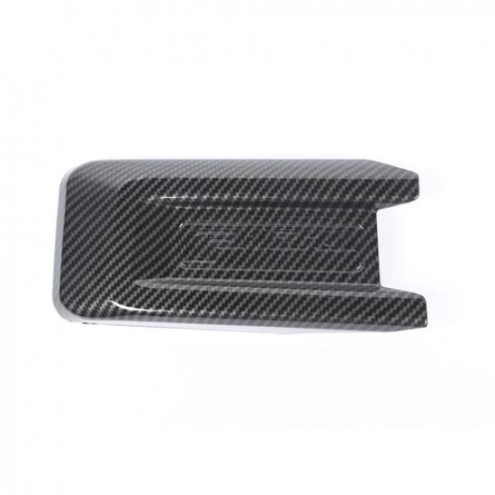 Front Bumper Headlight Grille Cover Trim Bezels For Ford F150 2015+ Carbon Fiber