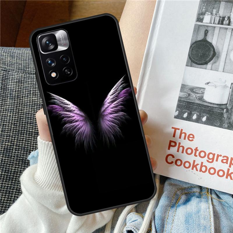 Фэнтезийный чехол с крыльями ангела и девушки для Redmi Note 11 Pro для Xiaomi Redmi Note 10 Pro 8 9 8T 9S 10S 9A 9C 9T, чехол для телефона