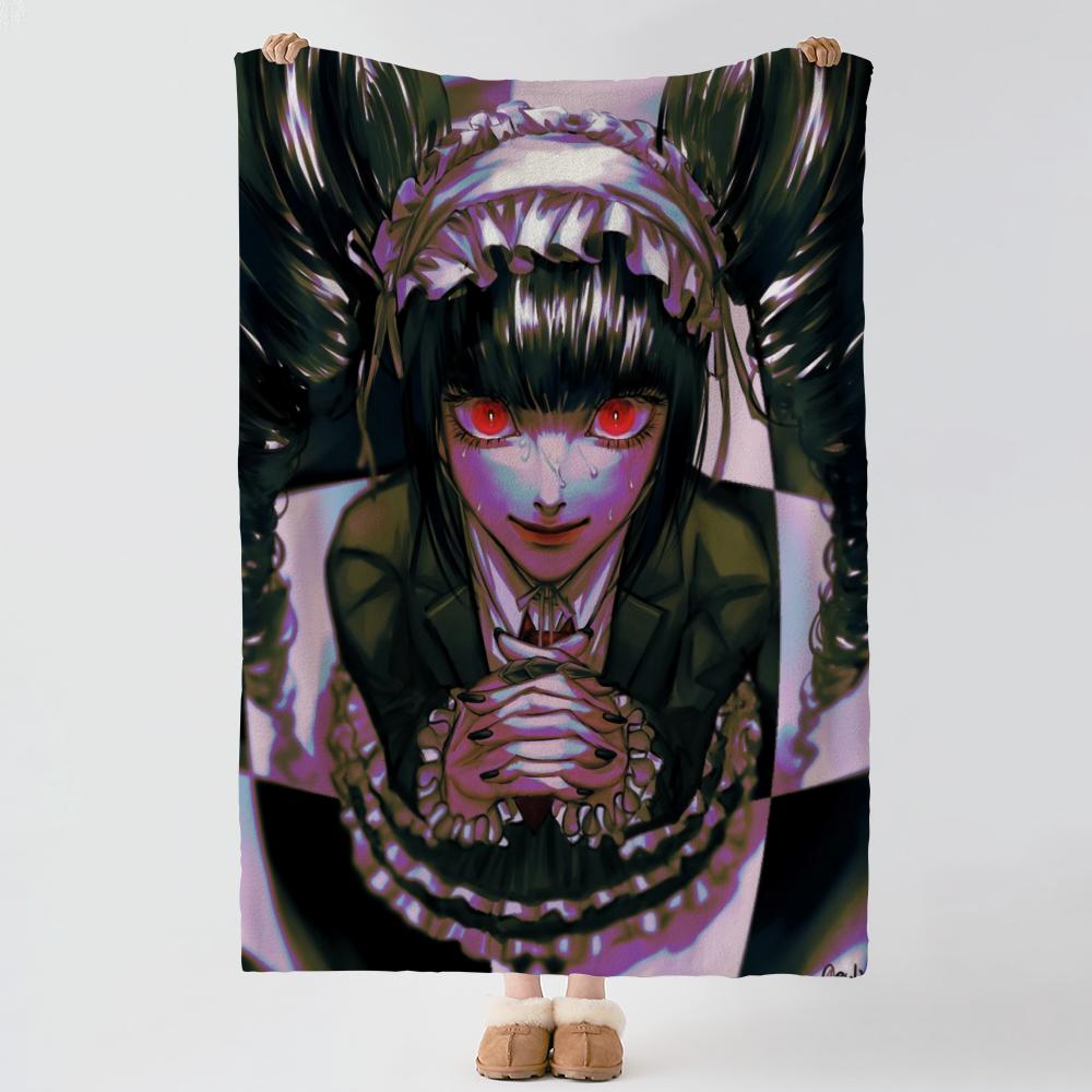Character C-Celestia Ludenberg-g Бросок Толстое Уютное Фланелевое Одеяло, Многоцелевое Использование В Помещении На Улице Ежедневный Сон