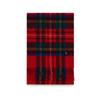 Velsey Wool 100% Check Muffler [Scottish Red]