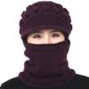 Knitted Scarf Cap Woolen Yarn Balaclava Beanies New Ski Mask Caps  Outdoor