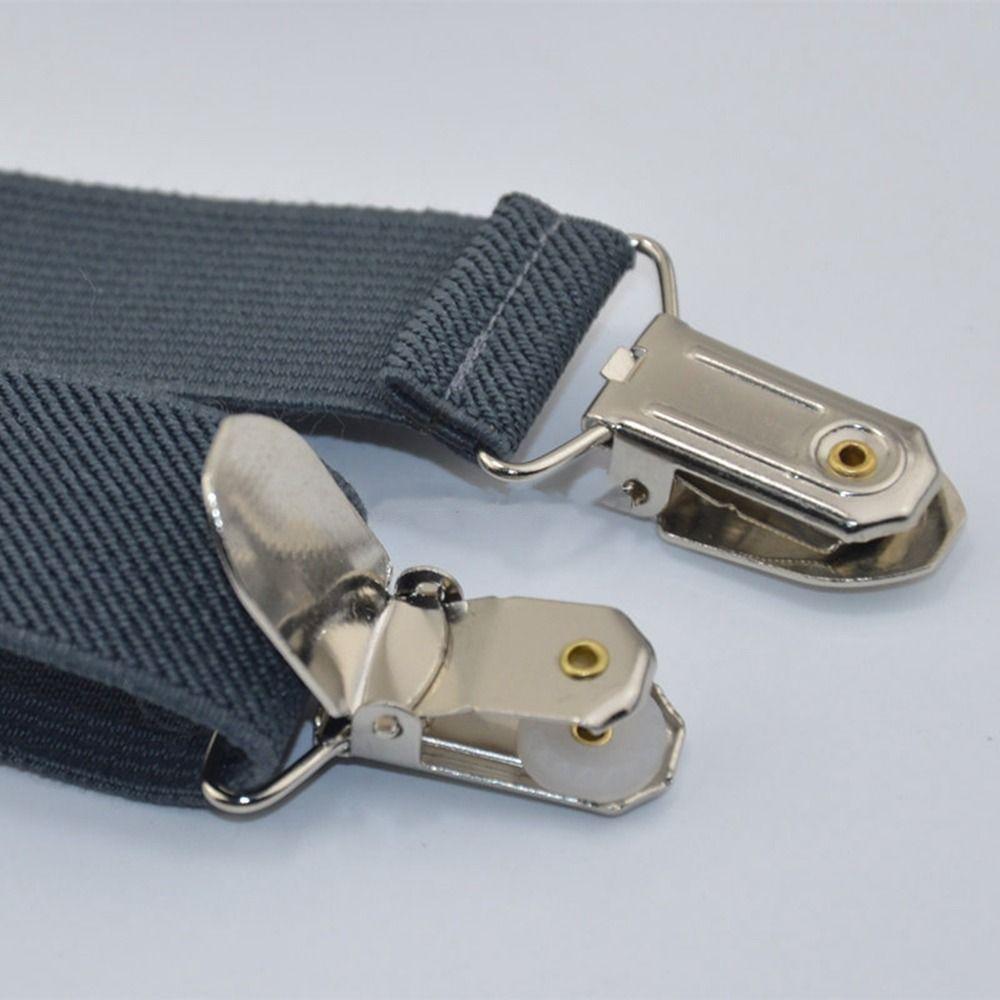 Color Performance For Women Tie Suspenders Adjustable Braces Suspenders Clips Hanging Pants Clip