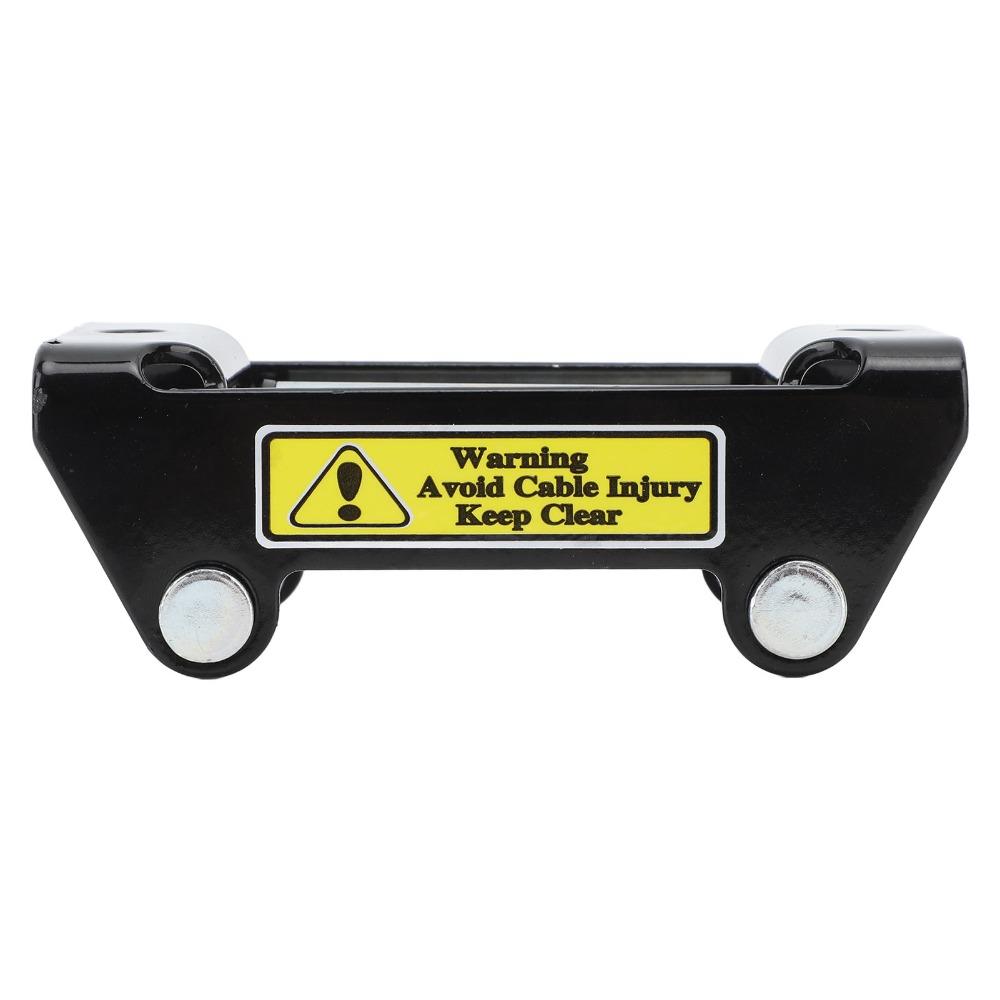 2000LB Load Capacity Winch Roller Fairlead 4.96 Inch Bolt Centers Winch Cable Guide For ATV Winch