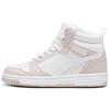 Rebound V6 Jr Comfortable Versatile High-Top Skate Shoes Unisex Sneakers White Pink 393831-20