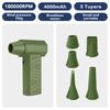 Handheld Portable Violent Blowers 180000RPM Mini Turbo Jet Fan High-speed Vacuum Air Dust Cleaner Rechargeable Turbo Blower Fans