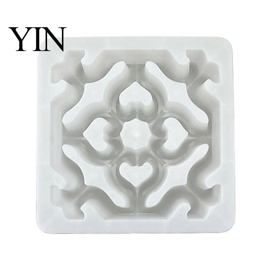 Outdoor Floor Tile DIY Kit Plastic Stepping Stones Mold, Reusable Concrete Mold for Garden Walkway Path Maker, Durable Casting Personalized