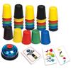 Настольная игра Quikaboo Speed Cups, Быстрая игра на реакцию для вечеринок с колокольчиком для детей, Гонки в помещении